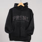 UNIVERSITY HOODIE - WASHED BLACK