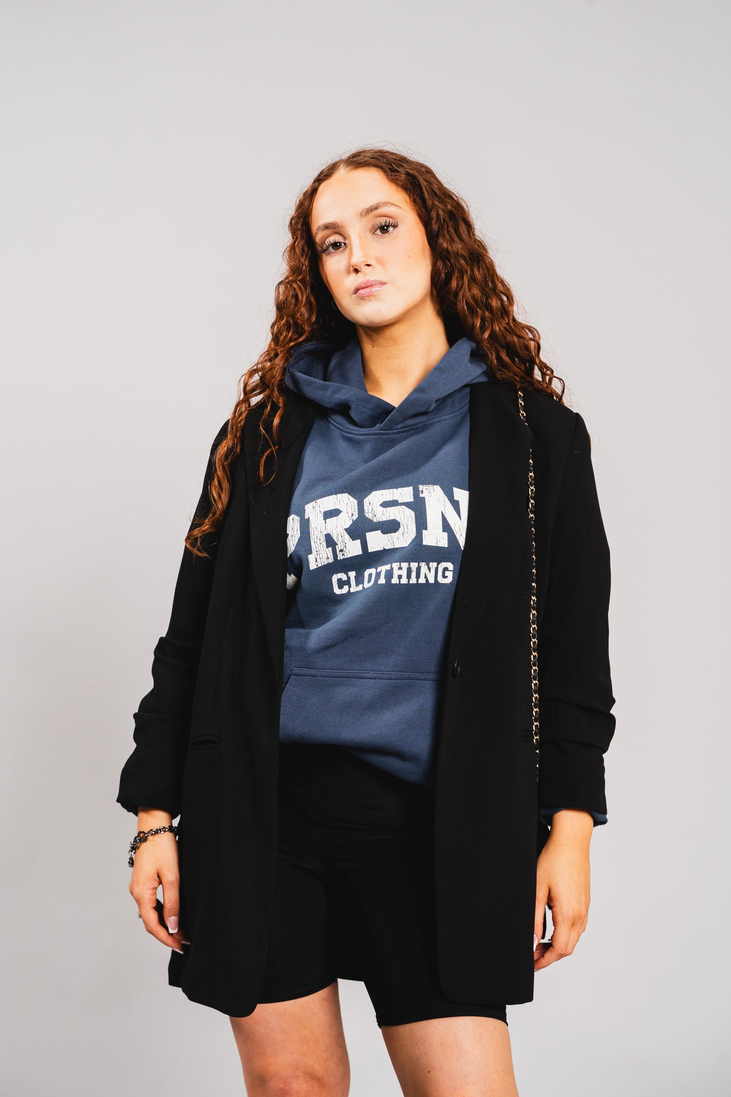 UNIVERSITY HOODIE - NAVY